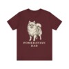 Pomeranian Dad Shirt, Vintage Dog Sketch Tee, Dog Dad Gift