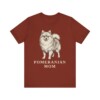 Pomeranian Mom Shirt, Vintage Dog Sketch Tee, Dog Mom Gift