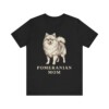 Pomeranian Mom Shirt, Vintage Dog Sketch Tee, Dog Mom Gift