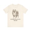 Pomeranian Mom Shirt, Vintage Dog Sketch Tee, Dog Mom Gift