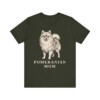 Pomeranian Mom Shirt, Vintage Dog Sketch Tee, Dog Mom Gift