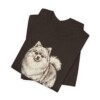 Pomeranian Mom Shirt, Vintage Dog Sketch Tee, Dog Mom Gift