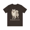 Pomeranian Lover Shirt, Vintage Dog Sketch Tee, Dog Lover Gift