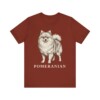 Pomeranian Lover Shirt, Vintage Dog Sketch Tee, Dog Lover Gift