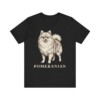 Pomeranian Lover Shirt, Vintage Dog Sketch Tee, Dog Lover Gift
