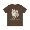Pomeranian Lover Shirt, Vintage Dog Sketch Tee, Dog Lover Gift