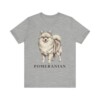 Pomeranian Lover Shirt, Vintage Dog Sketch Tee, Dog Lover Gift