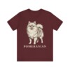 Pomeranian Lover Shirt, Vintage Dog Sketch Tee, Dog Lover Gift