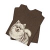 Pomeranian Lover Shirt, Vintage Dog Sketch Tee, Dog Lover Gift