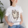 Pomeranian Lover Shirt, Vintage Dog Sketch Tee, Dog Lover Gift