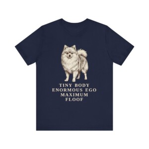 Pomeranian Humor Shirt, Vintage Dog Sketch Tee, Dog Humor Gift