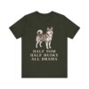 Pomsky Humor Shirt, Vintage Dog Sketch Tee, Dog Humor Gift Pomsky Humor Shirt, Vintage Dog Sketch Tee, Dog Humor Gift
