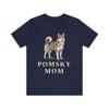Pomsky Mom Shirt, Vintage Dog Sketch Tee, Dog Mom Gift