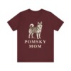Pomsky Mom Shirt, Vintage Dog Sketch Tee, Dog Mom Gift