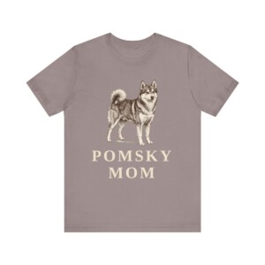 Pomsky Mom Shirt, Vintage Dog Sketch Tee, Dog Mom Gift