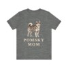 Pomsky Mom Shirt, Vintage Dog Sketch Tee, Dog Mom Gift