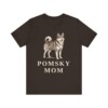 Pomsky Mom Shirt, Vintage Dog Sketch Tee, Dog Mom Gift