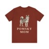 Pomsky Mom Shirt, Vintage Dog Sketch Tee, Dog Mom Gift