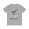 Pomsky Lover Shirt, Vintage Dog Sketch Tee, Dog Lover Gift