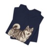 Pomsky Lover Shirt, Vintage Dog Sketch Tee, Dog Lover Gift