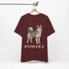 Pomsky Lover Shirt, Vintage Dog Sketch Tee, Dog Lover Gift