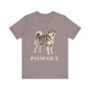Pomsky Lover Shirt, Vintage Dog Sketch Tee, Dog Lover Gift