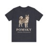 Pomsky Latin Shirt, Vintage Dog Sketch Tee, Dog Latin Gift