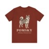 Pomsky Latin Shirt, Vintage Dog Sketch Tee, Dog Latin Gift