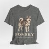 Pomsky Latin Shirt, Vintage Dog Sketch Tee, Dog Latin Gift