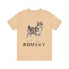 Pomsky Lover Shirt, Vintage Dog Sketch Tee, Dog Lover Gift