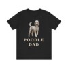 Poodle Dad Shirt, Vintage Dog Sketch Tee, Dog Dad Gift