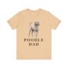 Poodle Dad Shirt, Vintage Dog Sketch Tee, Dog Dad Gift