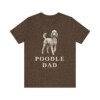 Poodle Dad Shirt, Vintage Dog Sketch Tee, Dog Dad Gift
