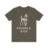 Poodle Dad Shirt, Vintage Dog Sketch Tee, Dog Dad Gift