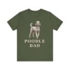 Poodle Dad Shirt, Vintage Dog Sketch Tee, Dog Dad Gift