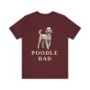 Poodle Dad Shirt, Vintage Dog Sketch Tee, Dog Dad Gift