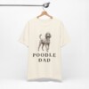 Poodle Dad Shirt, Vintage Dog Sketch Tee, Dog Dad Gift
