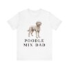 Poodle Mix Dad Shirt, Vintage Dog Sketch Tee, Dog Dad Gift Poodle Mix Dad Shirt, Vintage Dog Sketch Tee, Dog Dad Gift