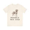 Poodle Mix Dad Shirt, Vintage Dog Sketch Tee, Dog Dad Gift Poodle Mix Dad Shirt, Vintage Dog Sketch Tee, Dog Dad Gift