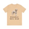 Poodle Mix Dad Shirt, Vintage Dog Sketch Tee, Dog Dad Gift Poodle Mix Dad Shirt, Vintage Dog Sketch Tee, Dog Dad Gift