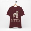 Poodle Mix Dad Shirt, Vintage Dog Sketch Tee, Dog Dad Gift Poodle Mix Dad Shirt, Vintage Dog Sketch Tee, Dog Dad Gift