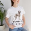 Poodle Mix Dad Shirt, Vintage Dog Sketch Tee, Dog Dad Gift Poodle Mix Dad Shirt, Vintage Dog Sketch Tee, Dog Dad Gift