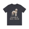 Poodle Mix Mom Shirt, Vintage Dog Sketch Tee, Dog Mom Gift