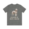 Poodle Mix Mom Shirt, Vintage Dog Sketch Tee, Dog Mom Gift