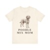Poodle Mix Mom Shirt, Vintage Dog Sketch Tee, Dog Mom Gift