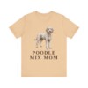 Poodle Mix Mom Shirt, Vintage Dog Sketch Tee, Dog Mom Gift