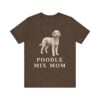 Poodle Mix Mom Shirt, Vintage Dog Sketch Tee, Dog Mom Gift