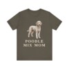 Poodle Mix Mom Shirt, Vintage Dog Sketch Tee, Dog Mom Gift