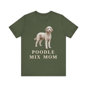 Poodle Mix Mom Shirt, Vintage Dog Sketch Tee, Dog Mom Gift