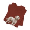 Poodle Mix Mom Shirt, Vintage Dog Sketch Tee, Dog Mom Gift